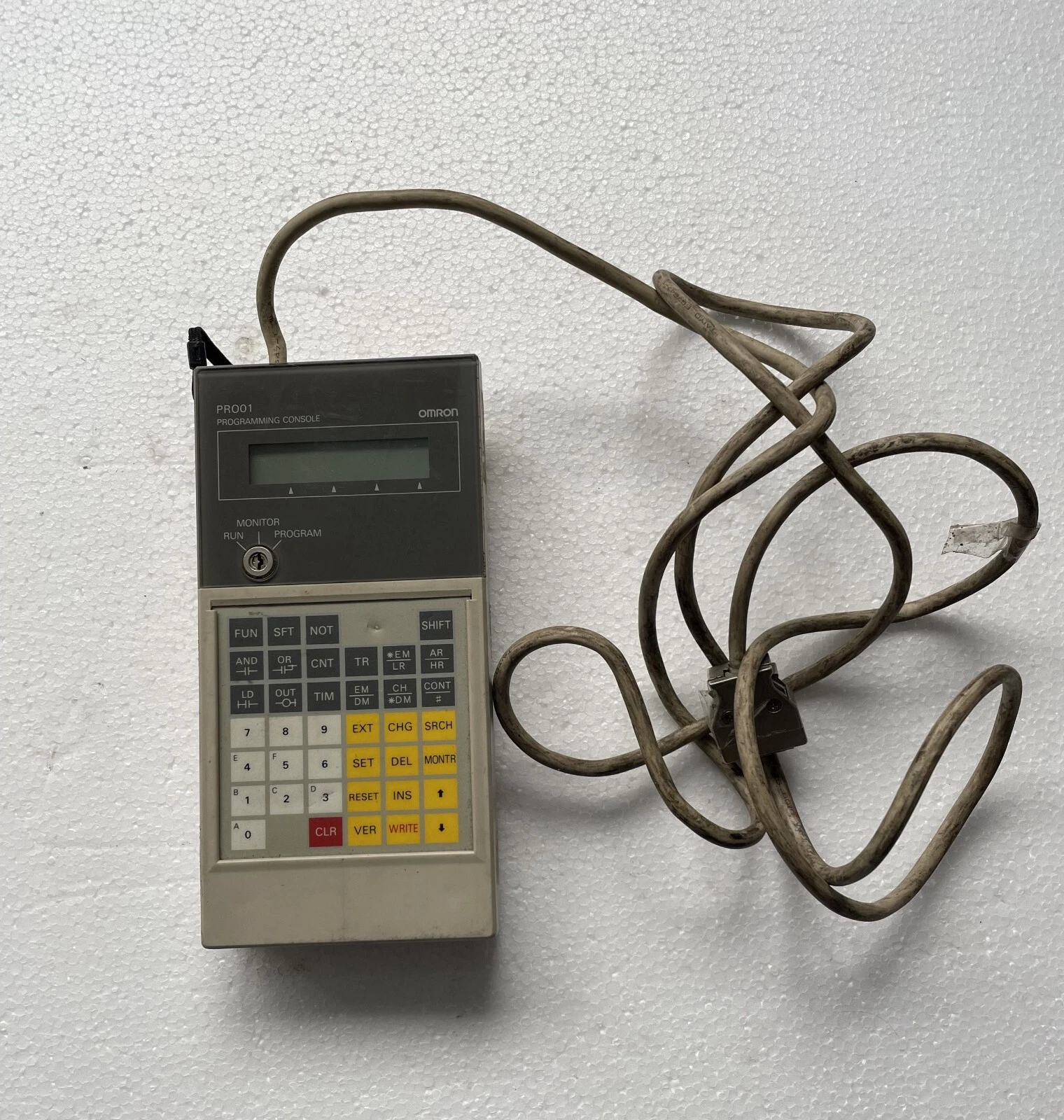 Omron CQM1-PR001-E Programming Console Unit CQM1PR001E